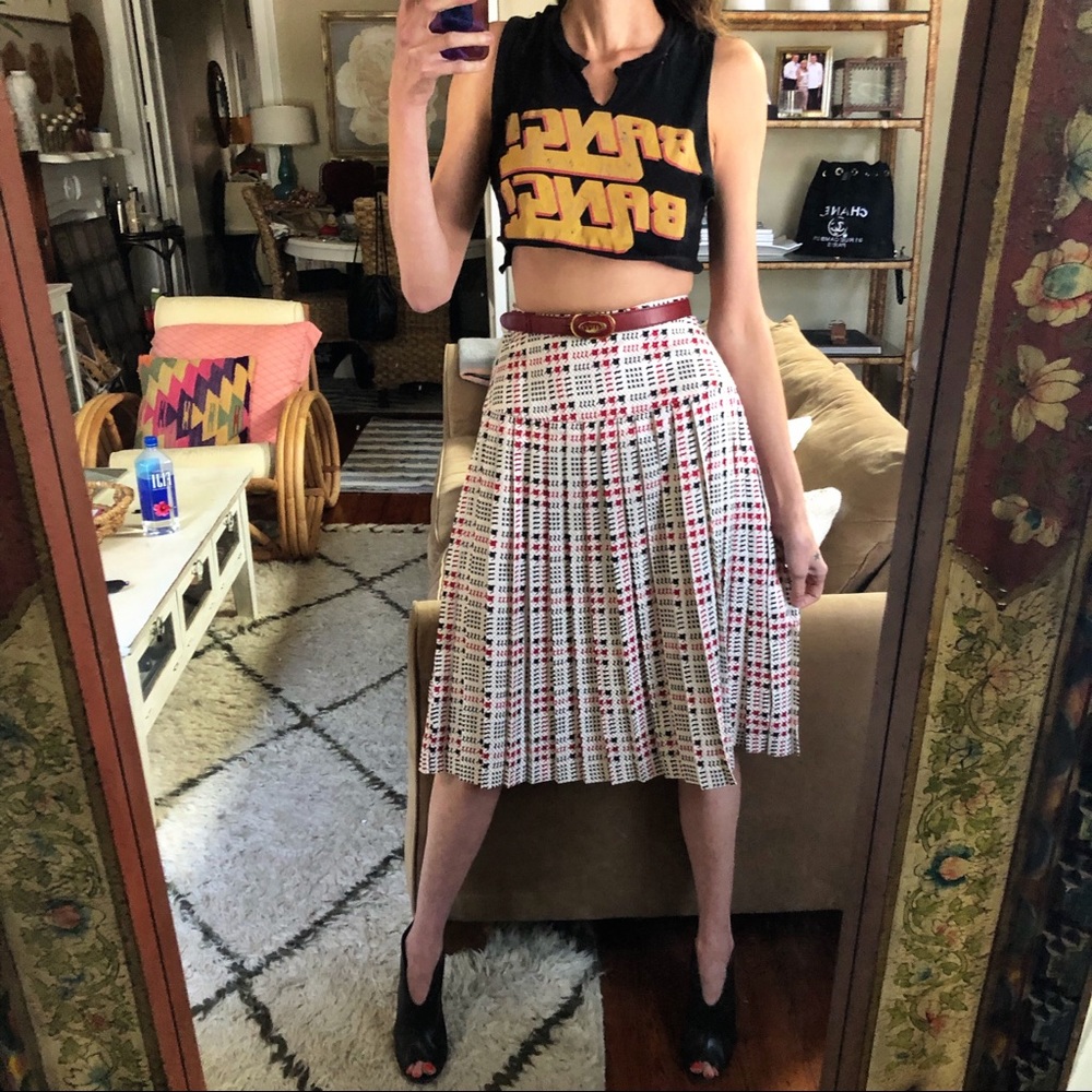 Vintage pleated skirt